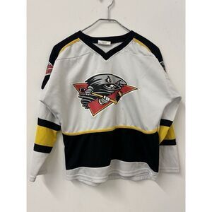 Vintage 90s Coyote Promotion Cincinnati Cyclones Hockey Jersey Youth Medium READ